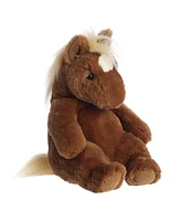 Aurora Medium Da Horse Sluuumpy Cozy Plush Toy Brown 11.5"