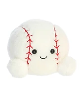 Aurora Mini Slugger Baseball Palm Pals Adorable Plush Toy White 4"