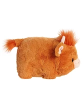 Aurora Medium Hamish Highland Cow Spudsters Adorable Plush Toy Brown 10.5"