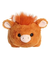 Aurora Medium Hamish Highland Cow Spudsters Adorable Plush Toy Brown 10.5"