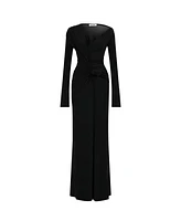 Women's Draped Long Dress