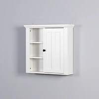 Bathroom Wooden Wall Cabinet With A Door 20.86x5.71 X 20 Inch