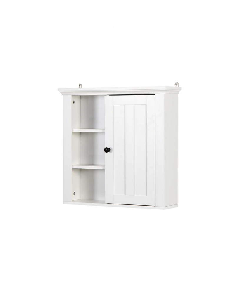 Simplie Fun Bathroom Wooden Wall Cabinet With A Door 20.86x5.71 X 20 Inch