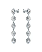 Ted Baker Jewelry Sorella: Solitaire Sparkle Crystal Long Drop Earrings