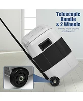 42 Qt Portable Dual-Zone Car Refrigerator-Gray