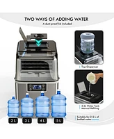 Inolait Electric Countertop Ice Maker with Ice Scoop and Basket