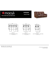 Varsani Zero Gravity Leather Sofa Collection Created For Macys