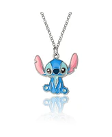 Disney Lilo and Stitch Fashion Stitch Necklace & Flower Earrings Set