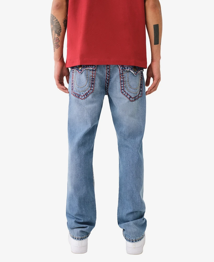 True Religion Men's RickyFlap Super T Straight Jean