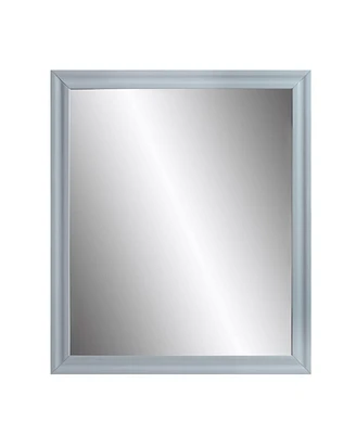 Streamdale Furniture Gaines Mirror, Gray High Gloss Finish