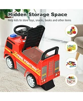 Sugift Licensed Mercedes Benz Kids Fire Engine Racer