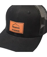 Alpine Swiss Men's Trucker Hat Snapback Mesh Back Cap Adjustable Baseball