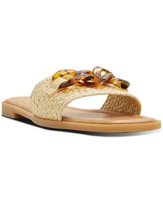 Aldo Women's Ezie Buckled Flat Slide Sandals