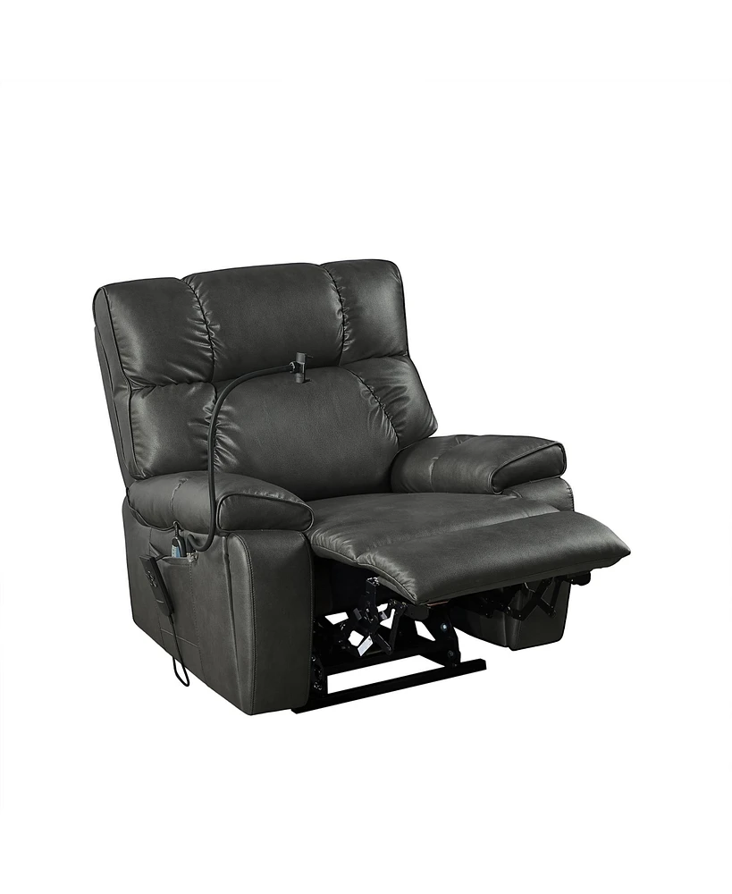 Streamdale Furniture Electric Power Lift Recliner Chair with Massage, Heat & Phone Holder