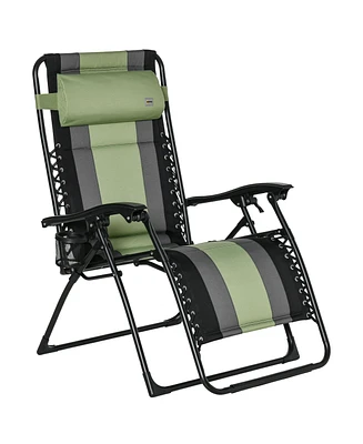 Simplie Fun Xl Zero Gravity Recliner with Cup Holder, Headrest