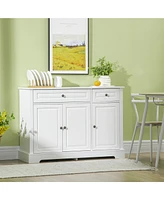 Homcom Modern Sideboard Buffet Cabinet with Storage Cupboards and Drawers