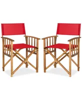 Kali Set of 2 Outdoor Director Chairs