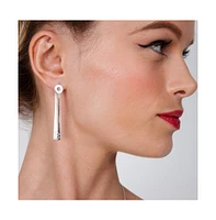 Lucy Quartermaine Silver 2 linea Drop Earrings