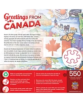 Masterpieces Greetings from Canada 550 pc Puzzles