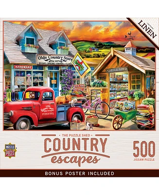 MasterPieces Puzzles MasterPieces Country Escapes - The Puzzle Shed 500 Piece Jigsaw Puzzle