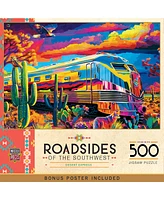 MasterPieces Puzzles MasterPieces Roadsides of the Southwest - Desert Express 500 Piece Puzzle