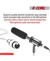 5 Core Interview Microphone • Electret Condenser Shotgun Mic w Uni-Directional Pickup Xlr Connection - Im 321