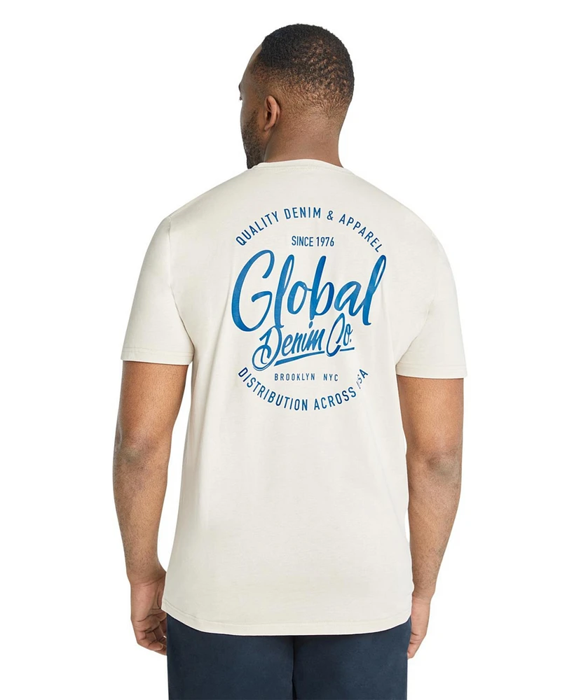 Johnny Bigg Big & Tall Global Denim Crew Neck Tee