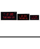 Ivation Digital Clock, 22" Large Led Clock with Date & 6-Level Brightness