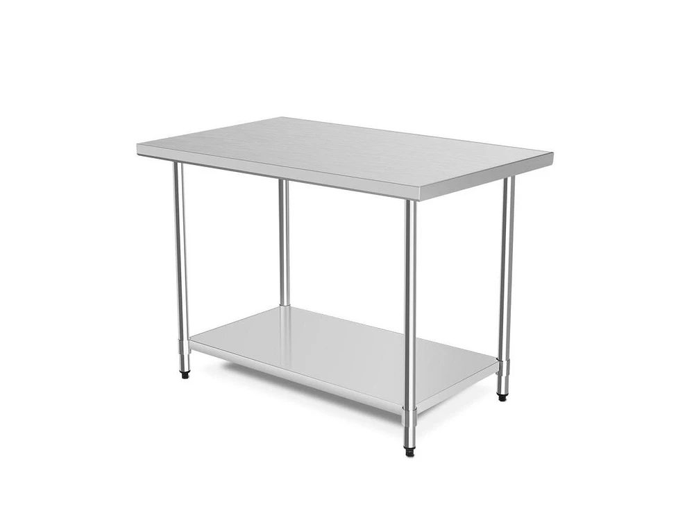 Slickblue 30 x 48 Inch Stainless Steel Table Commercial Kitchen Worktable