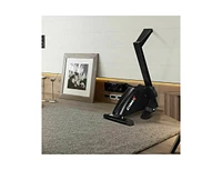 Slickblue Foldable Magnetic Quiet Operated Fitness Rowing Machine with 10 Level Adjustable Resistance