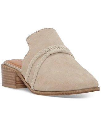 Lucky Brand Women's Marisole Braided Block-Heel Clog Mules