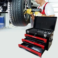 3 Drawers Tool Box With Tool Set