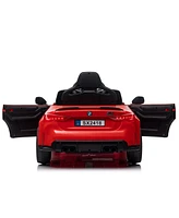 Streamdale Furniture 12V Bmw M4 Kids Ride-On Car with Remote Control