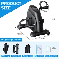 Mini Exercise Bike with Electronic Display - 120Kg Capacity
