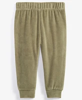 First Impressions Baby Boys Solid Velour Pull-On Pants, Created for Macy's