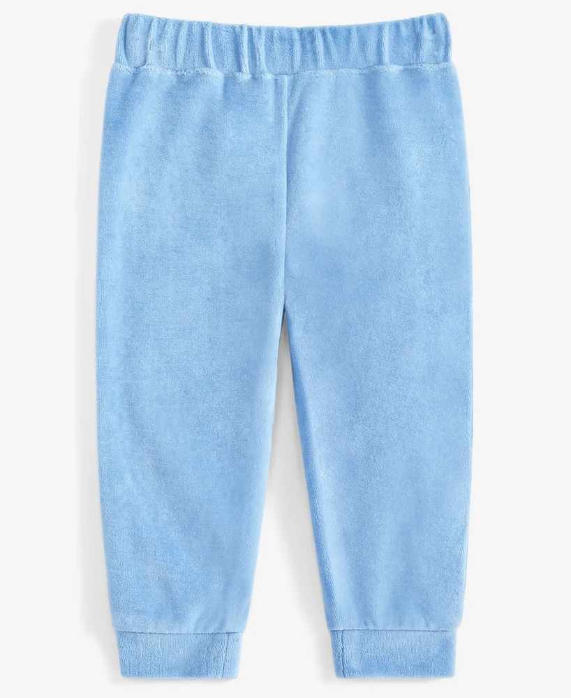 First Impressions Baby Boys Solid Velour Pull-On Pants, Created for Macy's