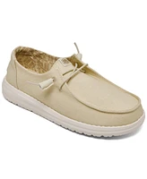 Hey Dude Women's Wendy Canvas Casual Moccasin Sneakers from Finish Line