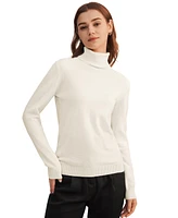 Lilysilk Women's Pure Cashmere Turtleneck Sweater For Women