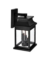 Cwi Lighting 16" Metal Milford 3 Light Outdoor Wall Lantern