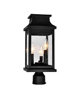 Cwi Lighting 17.5" Metal Milford 3 Light Outdoor Lantern Head