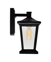 Cwi Lighting 12.4" Metal Leawood 1 Light Outdoor Wall Light