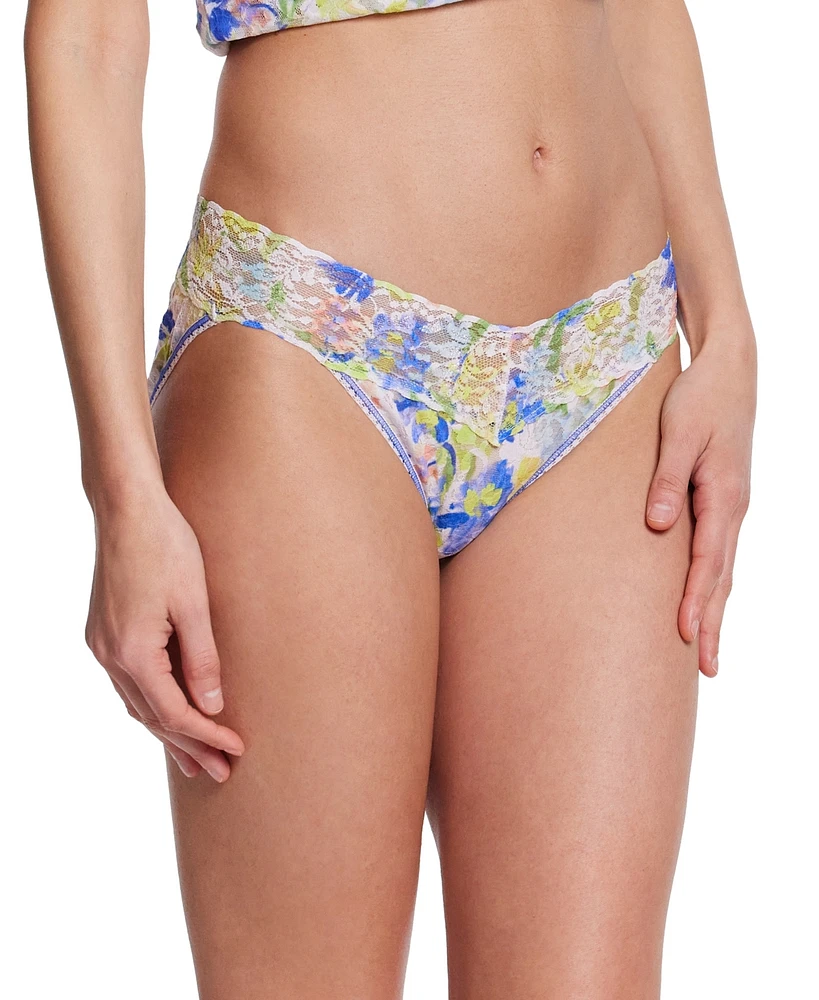 Hanky Panky Printed Signature Lace V-Kini Underwear