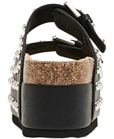 Steve Madden Women's Kali-s Studded Platform Footbed Sandals