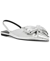 Steve Madden Women's Bimbi Pointed Toe Bow Slingback Flats