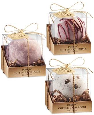 Lovery 3-Pc. Coffee Bath Bomb Set