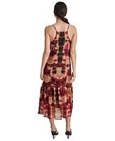 Dkny Women's Printed Chiffon Midi Dress