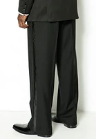 KingSize Big & Tall Plain Front Tuxedo Pants