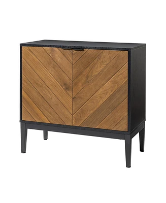 Hulala Home Dommen Modern Storage Cabinet with Metal Legs