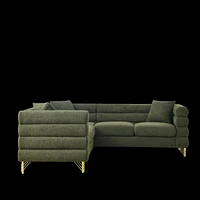 81.5" Oversized L-Shaped Sectional Sofa Cover - 5-Seater