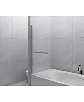 Streamdale Furniture 31" X 55" Bathtub Screen Framless Shower Door Tempered Glass Shower Panel